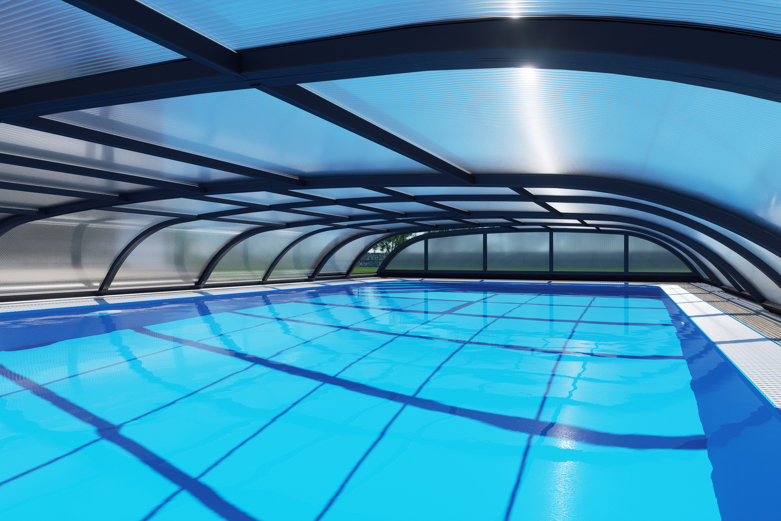 dallas-b-002 Pool-Überdachung Dallas B
