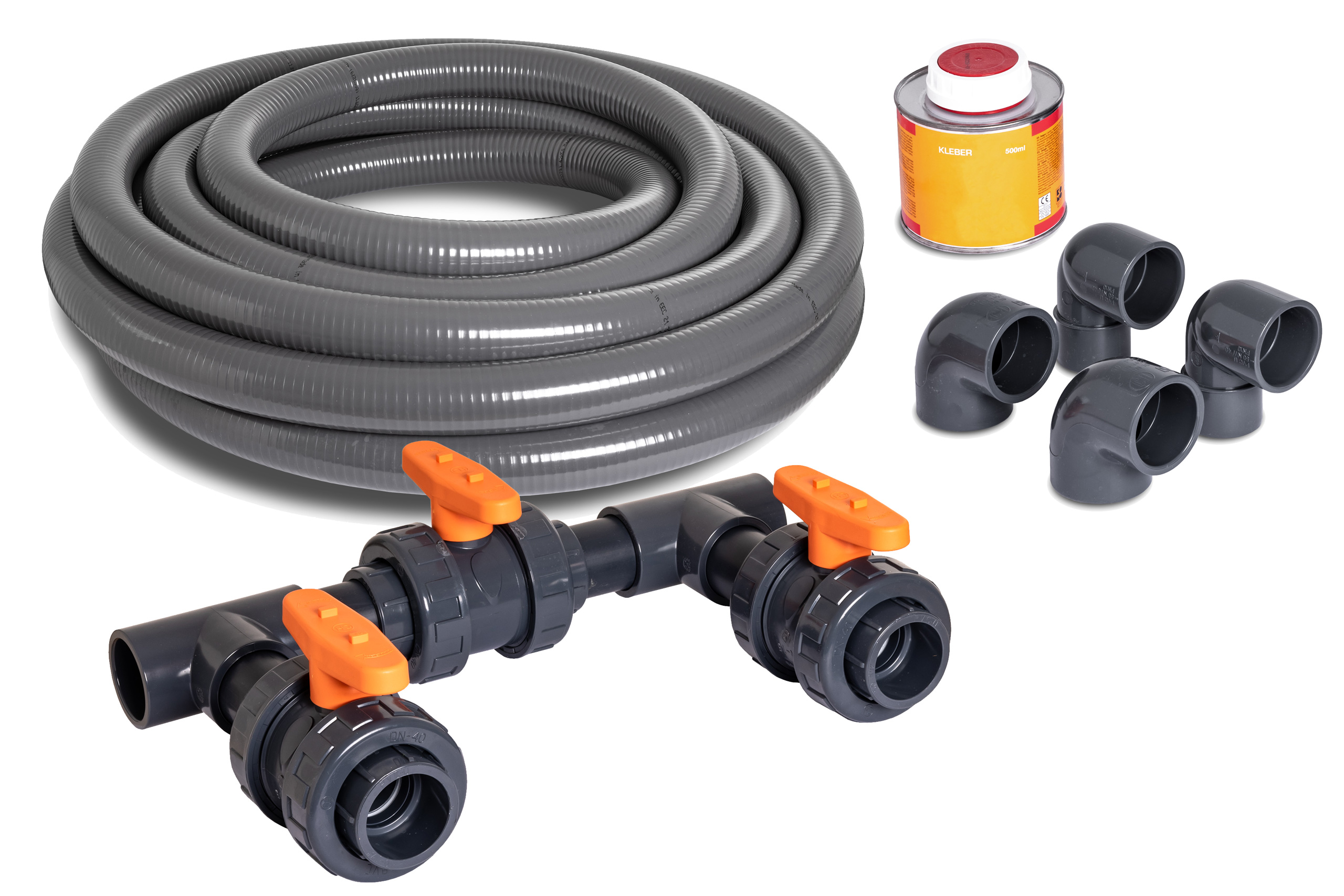 Bypass Set für Wärmepumpe 50mm Anschluß