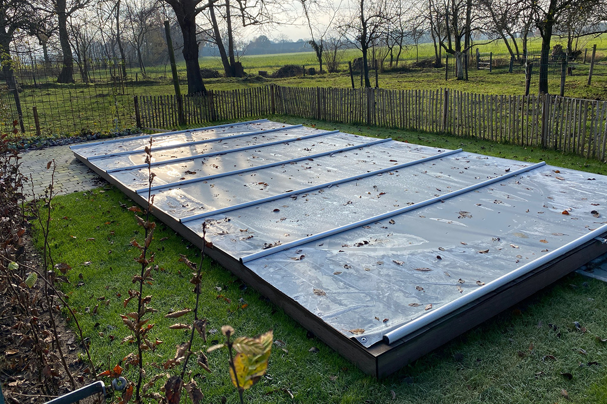 Liderpool Abdeckplane Pool Segment – kindersichere Sicherheitsabdeckung für Pools