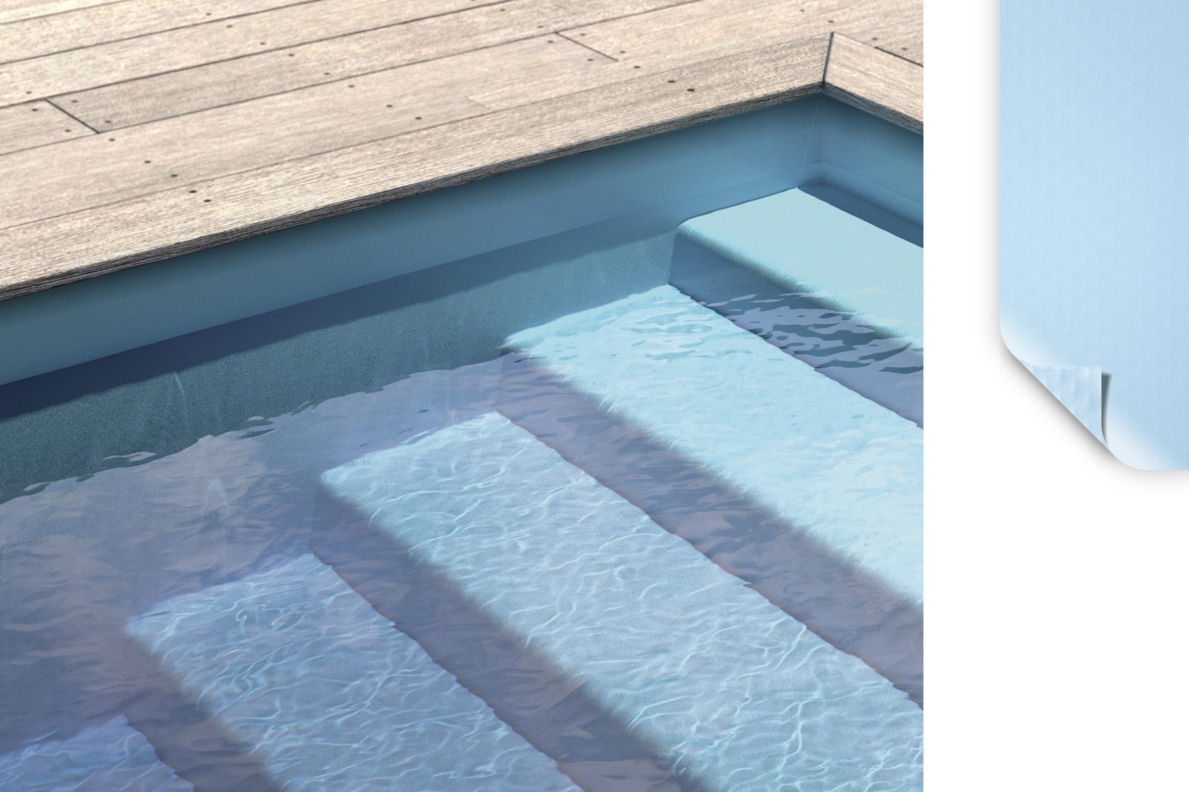 Primefol Professional Pool-Folie Blau/Adriablau